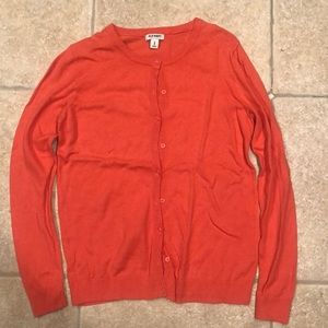 Cropped cardigan sweater